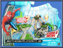 Sandman (Sand Rider) from Spider-Man 3 - Movie - Webworld Racers manufactured by Hasbro [Front]