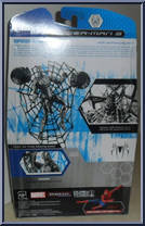 Spider-Man (Black Costume) from Spider-Man 3 - Movie - Limited Edition - Wal-Mart manufactured by Hasbro [Back]