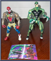 Spider-Man (Battle Ravaged) vs Scorpion from Spider-Man - Classics - Multi-Packs manufactured by Toy Biz [Loose]