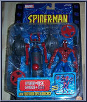 Spider-Man (Hydro Disc) from Spider-Man - Classics - Water Wars manufactured by Toy Biz [Front]