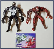 Venom vs Carnage from Spider-Man - Classics - Multi-Packs manufactured by Toy Biz [Loose]