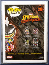 Captain Marvel (Venomized) from Spider-Man - Spider-Man Maximum Venom Pop! manufactured by Funko [Back]