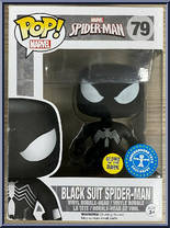 Spider-Man (Black Suit) (Glows in the Dark) from Spider-Man - Spider-Man Pop! manufactured by Funko [Front]