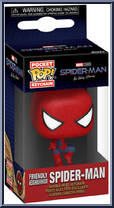 Spider-Man (Friendly Neighborhood) from Spider-Man - No Way Home - Pop! Keychains manufactured by Funko [Front]