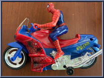 Bump & Go Webcycle from Spider-Man - Vehicles manufactured by Toy Biz [Loose]