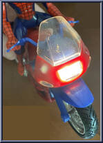 Bump & Go Webcycle from Spider-Man - Vehicles manufactured by Toy Biz [Loose]