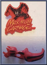 Carnage from Spider-Man - Maximum Carnage manufactured by Toy Biz [Loose]