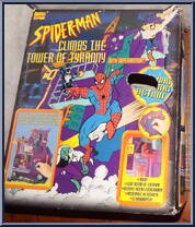Climb the Tower of Tyranny from Spider-Man - Mini-Playcases manufactured by Toy Biz [Front]