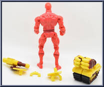 Daredevil (Tank Attack) from Spider-Man - Web Force manufactured by Toy Biz [Loose]