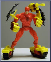 Daredevil (Tank Attack) from Spider-Man - Web Force manufactured by Toy Biz [Loose]
