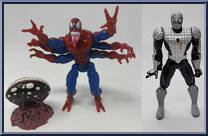 Doppelganger Spider & Spider-Man (Spider-Armor) from Spider-Man - Canadian 2-Pack - Series 2 manufactured by Toy Biz [Loose]