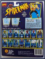 Kraven from Spider-Man - Animated - Series 2 manufactured by Toy Biz [Back]