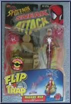 Madame Web from Spider-Man - Flip 'N Trap manufactured by Toy Biz [Front]