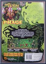 Phage from Spider-Man - Venom - Along Came a Spider manufactured by Toy Biz [Back]