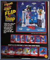 Flip 'N Trap Playset from Spider-Man - Flip 'N Trap manufactured by Toy Biz [Back]