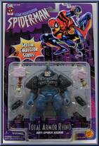 Rhino (Total Armor) from Spider-Man - Animated - Series 7 manufactured by Toy Biz [Front]