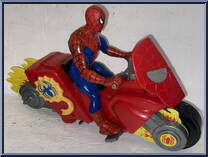 Rip 'n Rev Cycle from Spider-Man - Vehicles manufactured by Toy Biz [Loose]