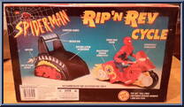 Rip 'n Rev Cycle from Spider-Man - Vehicles manufactured by Toy Biz [Back]
