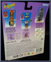 Spider-Man & Lizard & Dr. Octopus from Spider-Man - Mini-Playcases manufactured by Toy Biz [Back]
