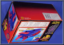 Spider Jet from Spider-Man - Vehicles manufactured by Toy Biz [Back]