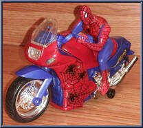 Bump & Go Webcycle from Spider-Man - Vehicles manufactured by Toy Biz [Loose]