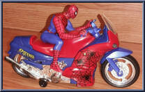 Bump & Go Webcycle from Spider-Man - Vehicles manufactured by Toy Biz [Loose]