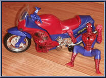 Bump & Go Webcycle from Spider-Man - Vehicles manufactured by Toy Biz [Loose]