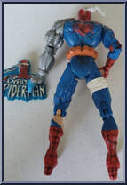 Spider-Man (Cyborg) from Spider-Man - Spider-Wars manufactured by Toy Biz [Loose]