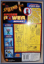 Spider-Man (Flip and Swing) from Spider-Man - Spider Power - Series 2 manufactured by Toy Biz [Back]