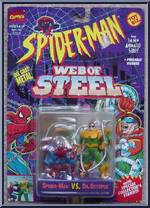 Spider-Man vs Dr. Octopus from Spider-Man - Web of Steel manufactured by Toy Biz [Front]
