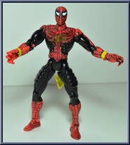 Spider-Man (Electro-Shock) from Spider-Man - Electro-Spark manufactured by Toy Biz [Loose]
