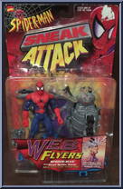 Spider-Man (Steel Spider Racer) from Spider-Man - Web Flyers manufactured by Toy Biz [Front]