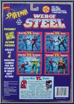 Spider-Man vs Venom from Spider-Man - Web of Steel manufactured by Toy Biz [Back]