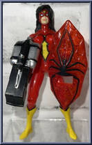 Spider-Woman from Spider-Man - Animated - Series 7 manufactured by Toy Biz [Loose]