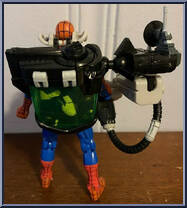 Anti-Symbiote Spidey from Spider-Man - Techno Wars manufactured by Toy Biz [Loose]
