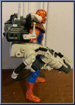 Anti-Symbiote Spidey from Spider-Man - Techno Wars manufactured by Toy Biz [Loose]