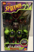 Venom (Red) from Spider-Man - Mega Armor manufactured by Toy Biz [Front]