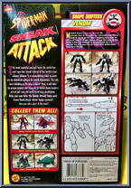 Venom from Spider-Man - Shape Shifters manufactured by Toy Biz [Back]