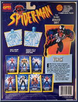 Venom (Jaw Chomping Action) from Spider-Man - Animated - Series 1 manufactured by Toy Biz [Back]