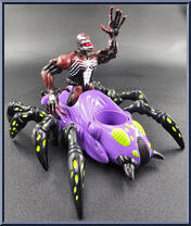 Venom Spider Rider from Spider-Man - Bug Busters (Super) manufactured by Toy Biz [Loose]