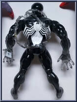 Venom (Stealth) from Spider-Man - Animated - Series 7 manufactured by Toy Biz [Loose]