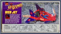 Web Jet (with Spider-Man) from Spider-Man - Vehicles manufactured by Toy Biz [Back]