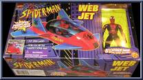 Web Jet (with Spider-Man) from Spider-Man - Vehicles manufactured by Toy Biz [Front]