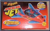 Web Jet (with Spider-Man) from Spider-Man - Vehicles manufactured by Toy Biz [Side]