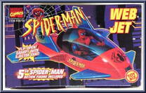 Web Jet (with Spider-Man) from Spider-Man - Vehicles manufactured by Toy Biz [Side]
