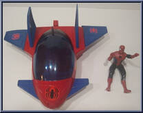 Web Jet (with Spider-Man) from Spider-Man - Vehicles manufactured by Toy Biz [Loose]