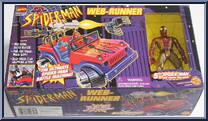 Web Runner (with Spider-Man) from Spider-Man - Vehicles manufactured by Toy Biz [Front]