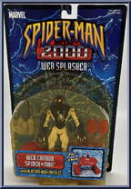 Spider-Man (Web Cannon) from Spider-Man - Web Splashers - Series 2000 - 1 manufactured by Toy Biz [Front]