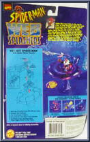 Spider-Man (Wet Suit) from Spider-Man - Web Splashers - Series 2 manufactured by Toy Biz [Back]