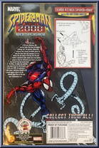 Spider-Man (Scuba Attack) from Spider-Man - Web Splashers - Series 2000 - 2 manufactured by Toy Biz [Back]